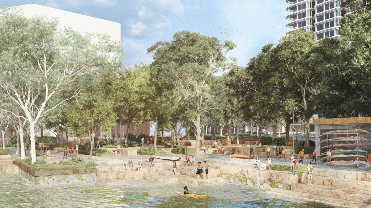 Natural Edge — waterfront foreshore
